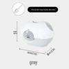 Carver Extra-Large Enclosed Cat Litter Box with Double Doors and Deodorant System