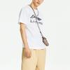 Li-Ning Large Logo Casual Sports Round Neck Short Sleeve T-Shirt Unisex Tops White AHSR669-2