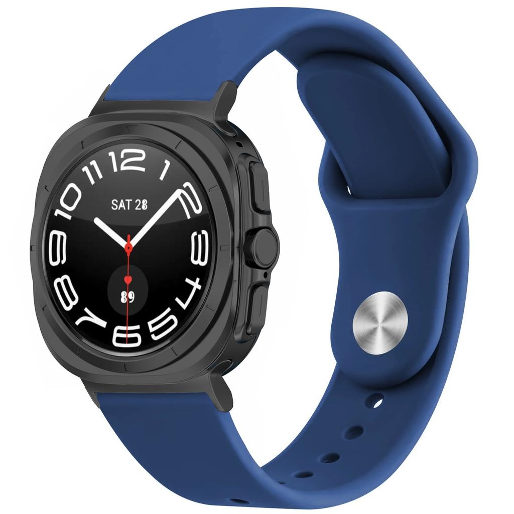 Sport Silicone Loop For Samsung Galaxy Watch 7 Ultra Strap 47mm Accessories Correa Bracelet Galaxy Watch 7 FE 44mm 40mm 40 Band