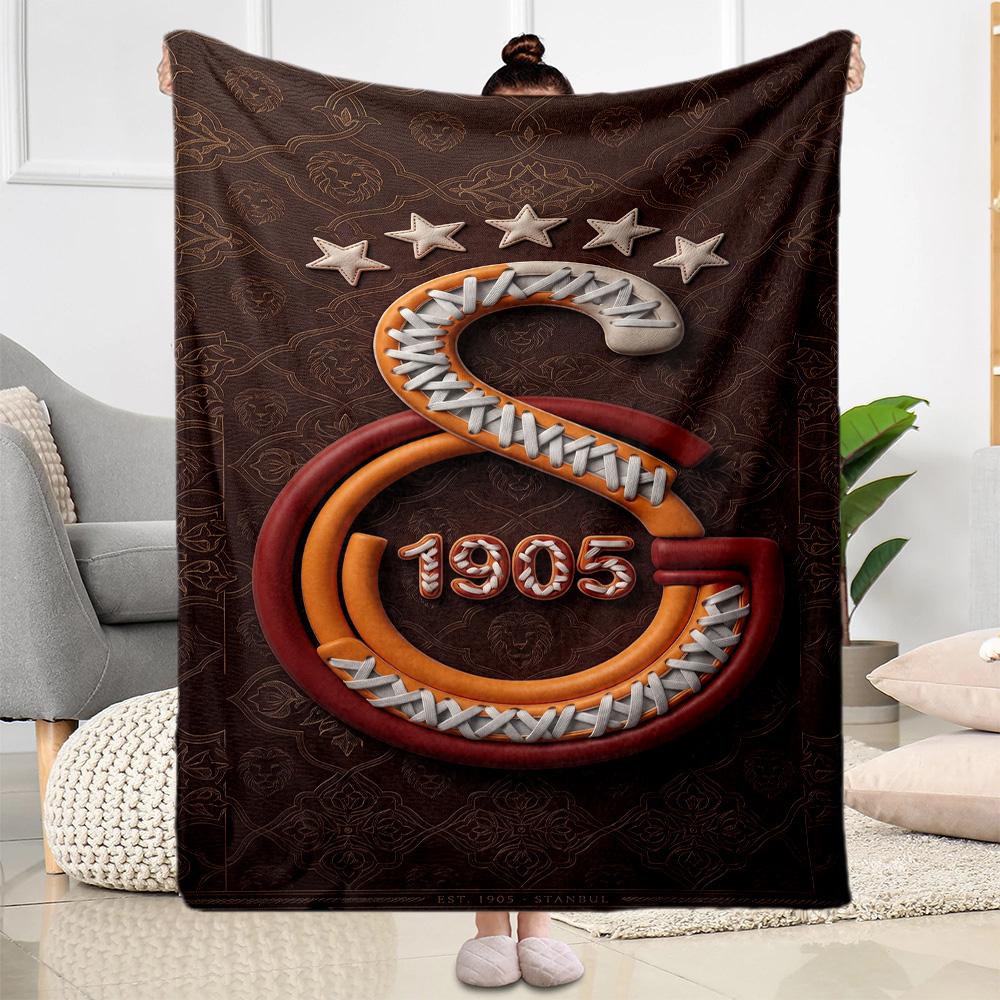 Galatasaray 167 Blanket Soft Warm Cozy Perfect for Seaside Sofa Couch Four Seasons Multipurpose Modern Gifts For Family Or Friends