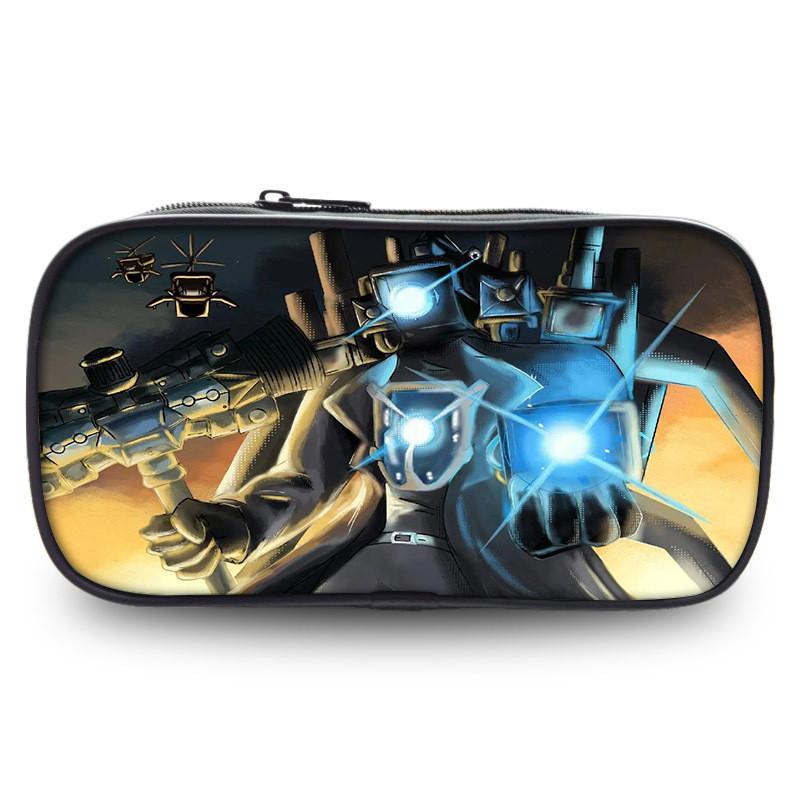 Skibidi Toilet Unique Pen Case Fashionable Polyester Unisex For Use School