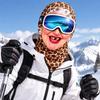 3D Face Printed Funny Ski Mask Old Man Pattern Winter Mask Cover  For Outdoor/Cycling/Pranks/Party