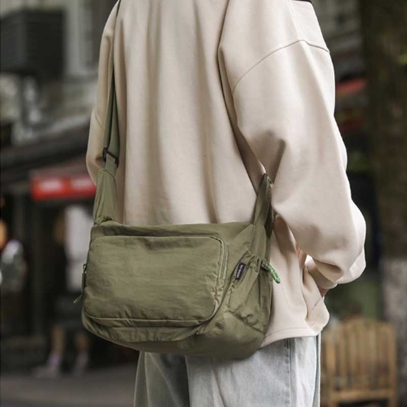 Large Capacity Yoga Fitness Bag Exercise Casual Crossbody Travel Backpack Nylon Material Soft Shoulder Bag for Young Adults