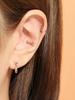 Minimalpiercing 14K Antique Ocean Blue Piercing Earrings