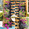Vertical Hanging Garden Planter Flower Pot Pouch Layout Waterproof Wall Mount Hanging Flowerpot Bag Indoor Outdoor