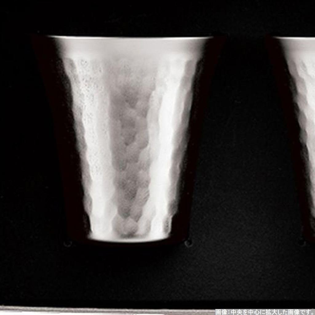 Sake Titanium Chilled Sake Set of Made In Japan J-kitchens-bag Glasses, Cups, 2, 65ml,