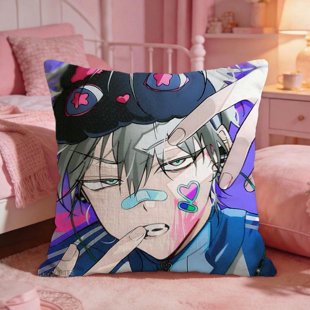 aAlien Stage anime Cushion Cover Premium Comfort Reversible Pillow Cove Two in One Design for Any Room Car Interior
