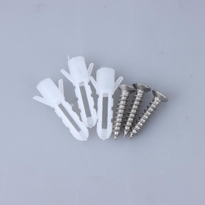 1/2Pcs Curtain Rod Tube Hook Fixed Support Bracket Seat Stainless Steel Flange Seat Wardrobe Hanger Rod Fixing Hardware Parts