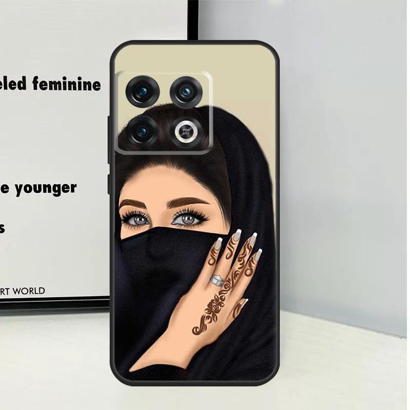 Islamic Arabic Hijab Girl For OnePlus Nord 5 CE 2 3 4 Lite N20 N30 Case For OnePlus 15 13 12 11 10 Pro 10T 13T 13R 15R