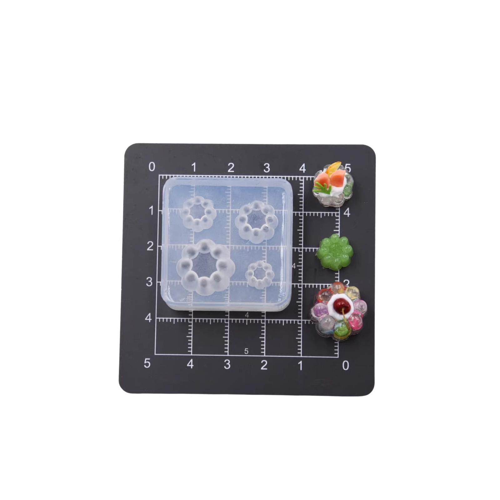 

Poratble Silicone Mold For Creating Realistic Miniature Desserts Perfect For Handicraft Lovers And Creative Designers B