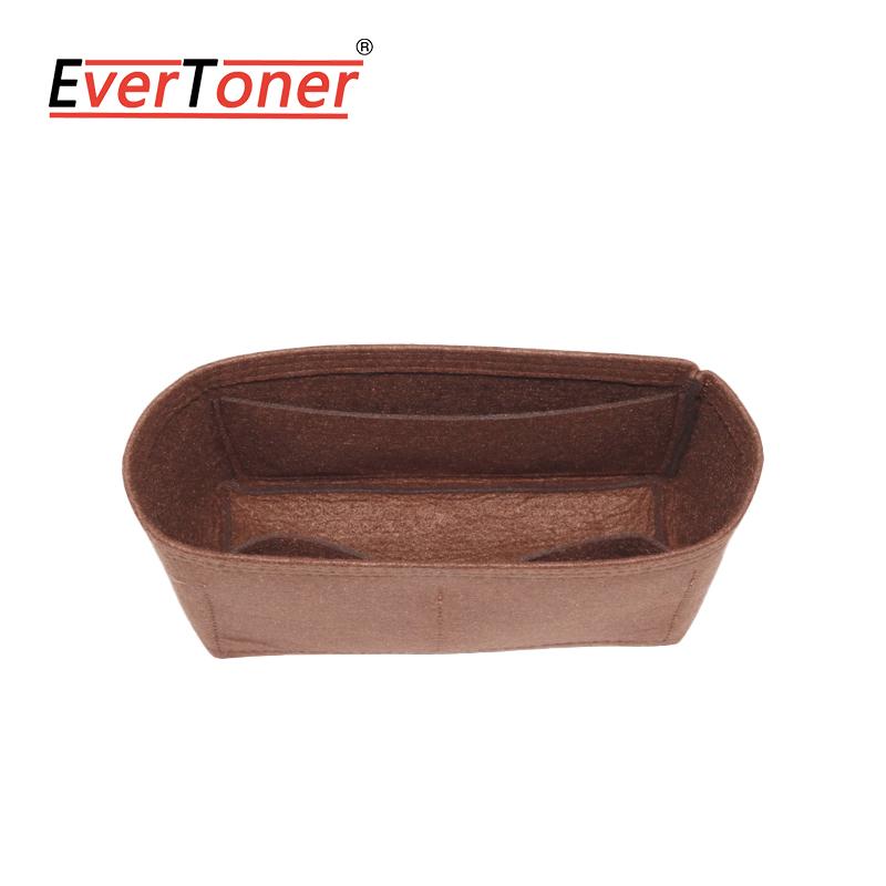 EverToner Premium Filz-Einlage für Y-S-L LE37 Eimer-Tasche Reise-tauglicher Make-up-Organizer mit Mehrfach-Taschen-Aufbewahrung