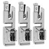 3Pcs Hemming Sewing Foot High Performance Durable Rust Proof Presser Foot Set for Babylock White