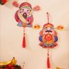 Chinese Latest Year Refrigerator Magnetic Sticker God Of Wealth Fridge Magnet Pendants  Horse Year Spring Festival Decoration