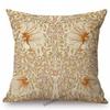 Klassisk Morris Blomster Blomstermønster Pimpernel Rød Gul Rosa Blå Hjem Dekorativ Kunst Sofa Putetrekk Lin Putetrekk