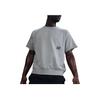 Nike Heritage Confortevole Versatile Semplice Moda T-shirt a Maniche Corte Uomo Top Grigio Fumo Chiaro HJ8088-077