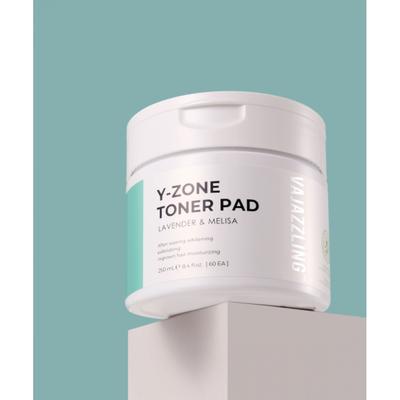 Vajazzling Y Zone Toner Pad 250ml 60 Sheets