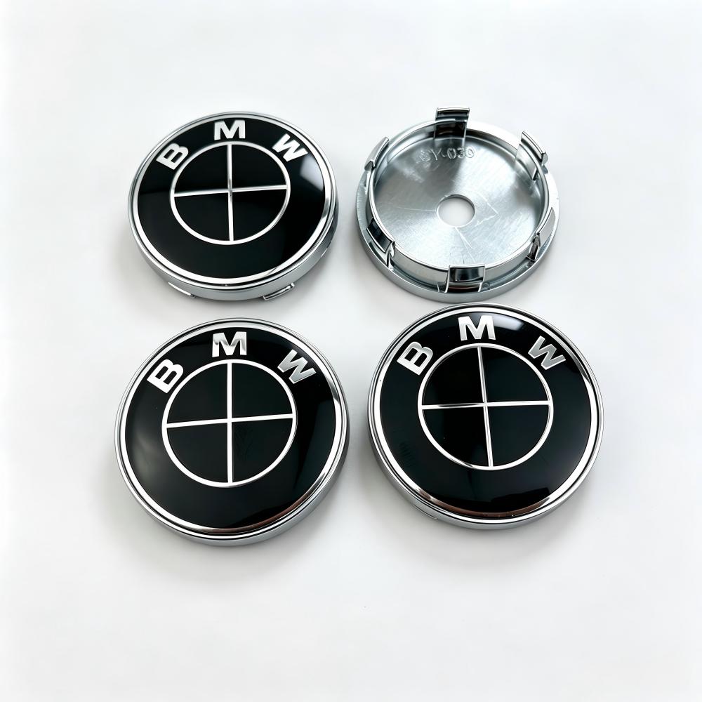 ta20-4pcs 60MM 68MM 50th Anniversary Car Wheel Hub Center Cap Cover For BMW M E46 X1 X2 X3 X4 X5 X6 F48 G01 E84 E83 F30 G30 G32 G01