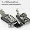 Multi-functional Hex Key & Wrench Tool Set for Bike & Home Repairs