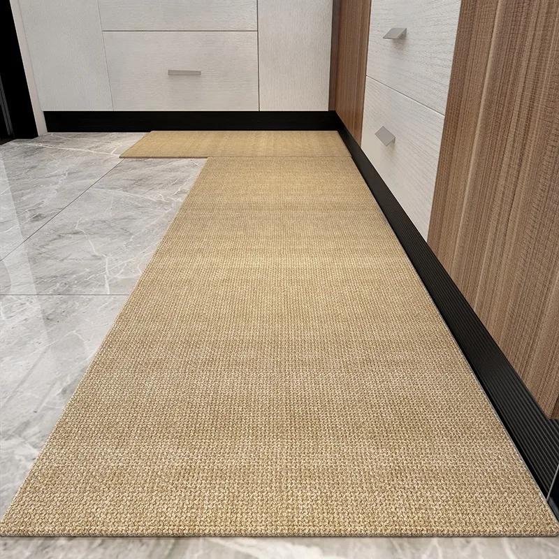 Koberček do kuchyne Behúň Protišmyková podložka na podlahu Dlhé koberce Elegantný minimalistický štýl Dekoračné koberce do domácnosti