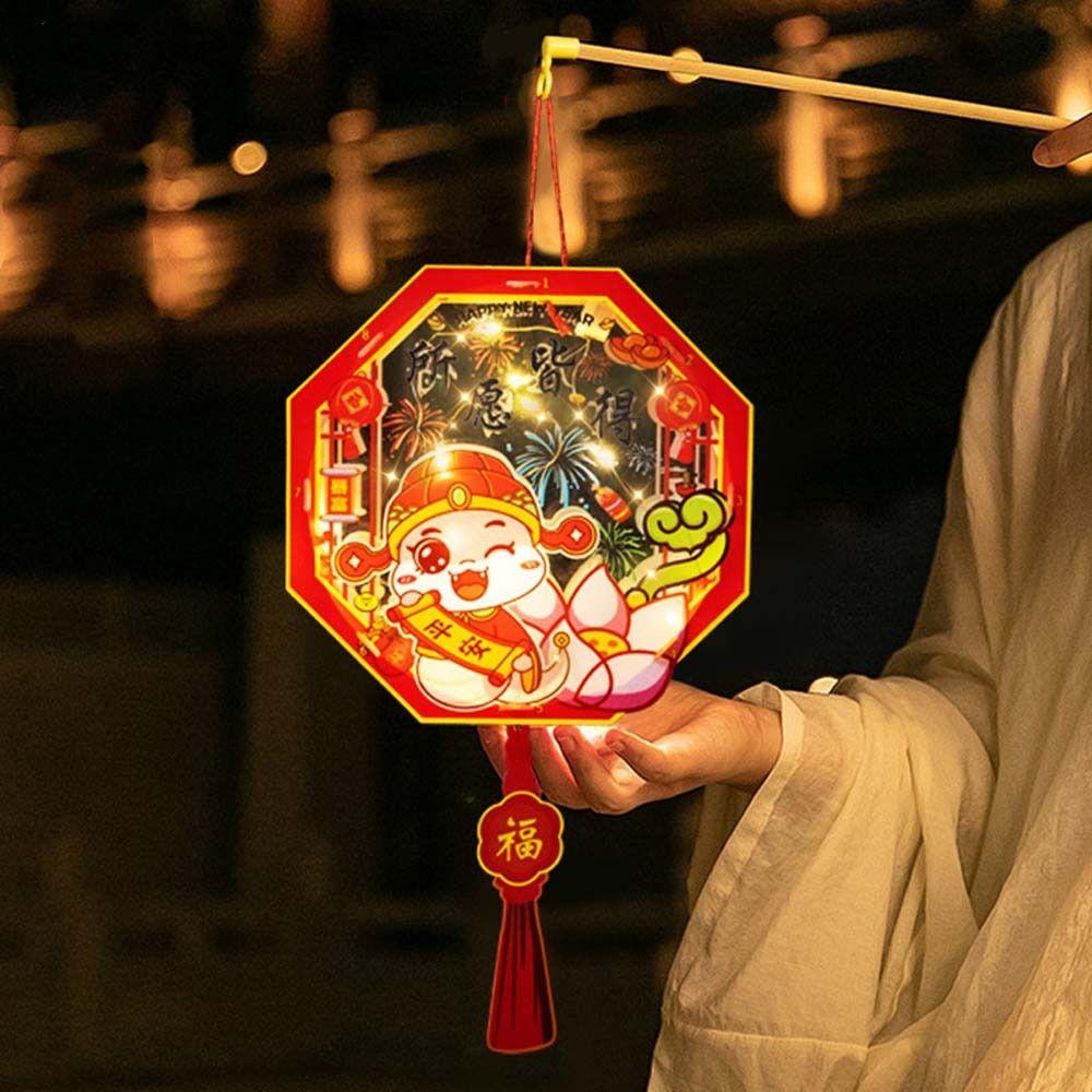 Traditional New Year Portable Lantern Chinese Style Children Handheld Lantern Spring Festival