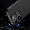 PU Leather+TPU Back Case for iPhone 15 Pro Max,Shockproof Phone Cover