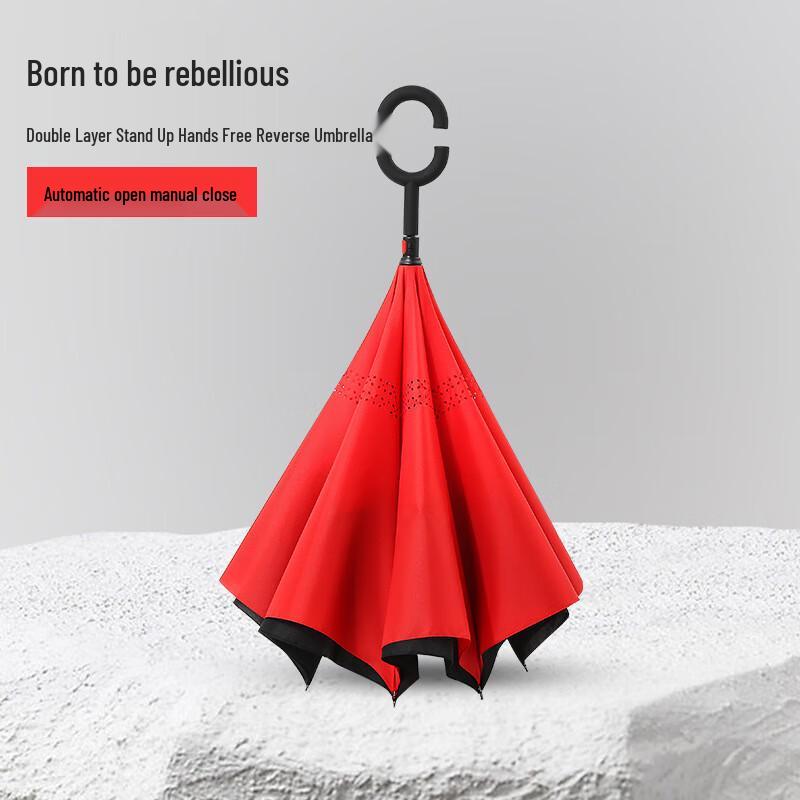 Oujiewang Stand-Up Car Reverse Umbrella