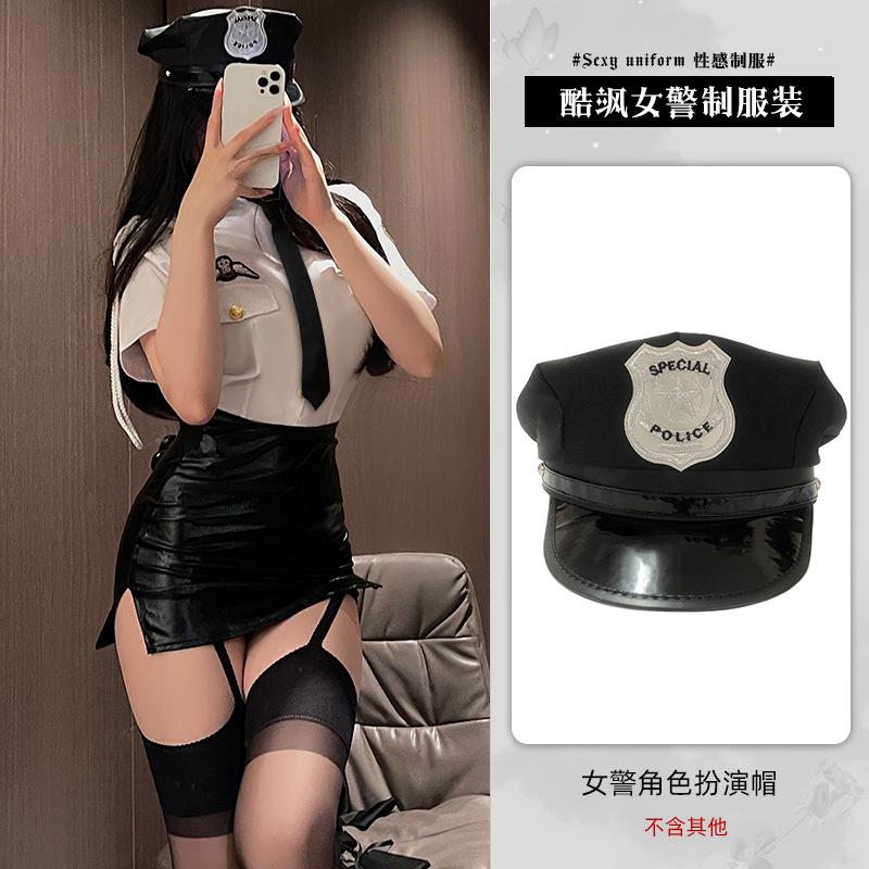 Halloween Lingerie Sexy Tight Hips Stewardess Uniform Passion Free Policewoman Costume