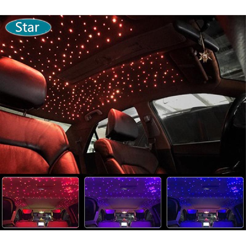 Car Roof Stars Starry Sky Ceiling Twinkle Fiber Optic Light Music Remote Control