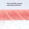 Coral Fleece Microfiber Buttoned Towel, Quick Drying Towel, Super Absorbent Towel That Does Not Affect Activity