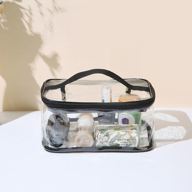 New Transparent Storage Bag Pouch with Zipper Carry Handle for Lego Small Building Blocks Toy Home Organization Outdoor Travel