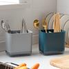 Multipurpose Chopstick Holder Draining Rack Organizer PP Material for Kitchen Use