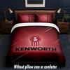 Set Biancheria da Letto Kenworth Design 1 Copripiumino + 2 Federe Morbido Traspirante Biancheria da Letto per la Casa