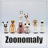 8 peças Zoonomaly Horror Gato Monstro Brinquedos Modelo Anime Panda Presentes de Aniversário para Crianças Modelos Colecionáveis Brinquedo de Presente Perfeito