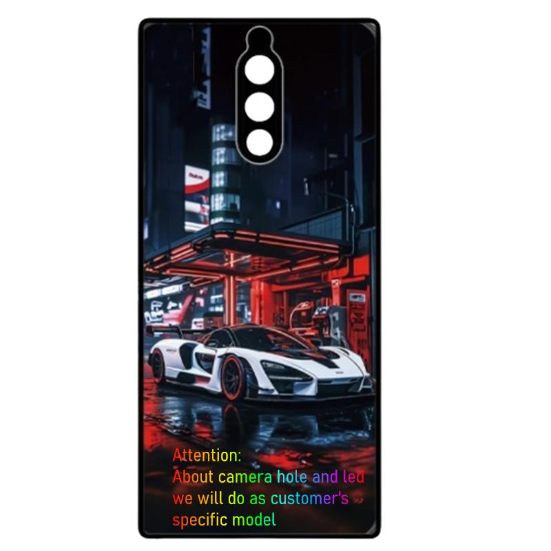 

Для ZTE nubia Red Magic 9 Pro 9 Pro Plus 10S Pro 10 Pro Plus 8 8s 7 7s 6 6s Pro 8 Pro Plus світлодіодний чохол-спалах зі скляною задньою кришкою 8Pro or 8ProPlus