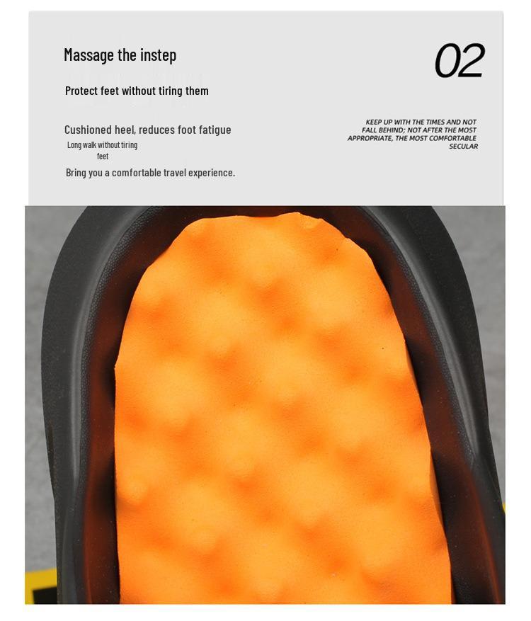 Two-Color Non-Slip Flip-Flops: Trendy Plus Size Beach Slippers for Men & Women