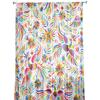 Mexican Embroidery Modern Curtains For Living Room Transparent Tulle Curtains Window Sheer For The Bedroom Accessories Decor