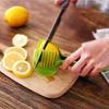 Plastic Tomato Slicer Cutter Stand Multipurpose Round Fruit Tongs Onion Holder Suitable for Lime Juice Lemon Tea