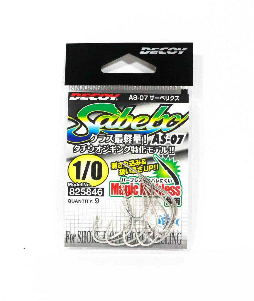 Decoy AS-07 Jiggingový Jednoháček Sabelx Velikost 1/0 (5846)