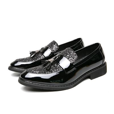 2024 Fashion Men Loafers Dress Shoes Plus Size 38-47 Leather Shoes for Men Formal Shoe Prom Evening Long Dresses Casual Shoes