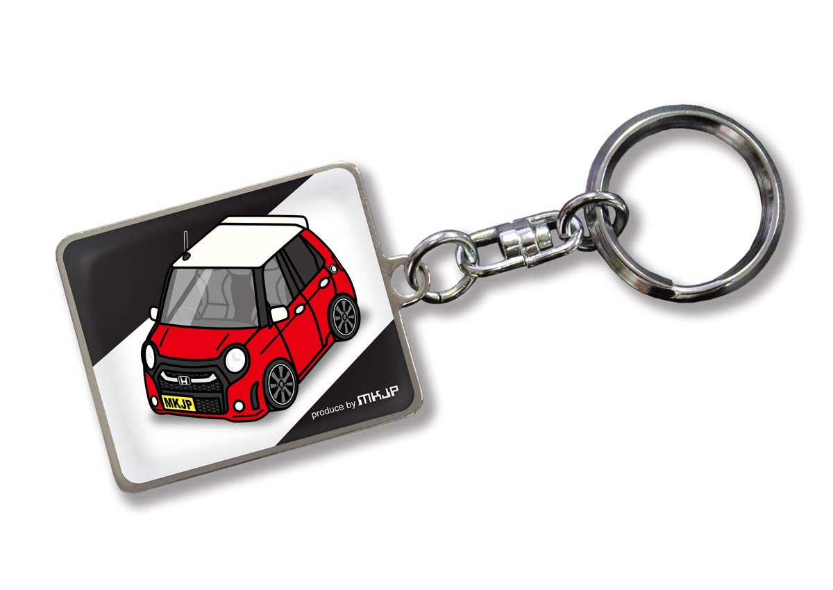 

MKJP Кастомный брелок Honda Modulo X JG1 2 Черный автомобиль Красный Основной цвет N-ONE
