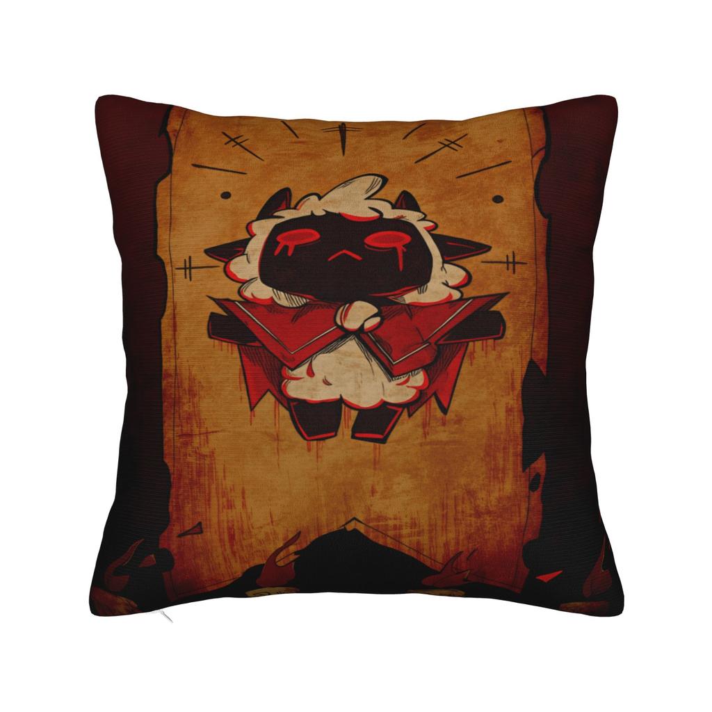 Game C-Cult Of The L-Lamb Pillow Cover Design Cushion Cover Funny Pillow Case For Chair Sofa Home Decor