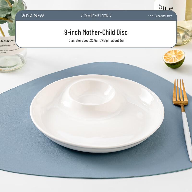 SMVP Ceramic Divided Plates & Sushi Dishes