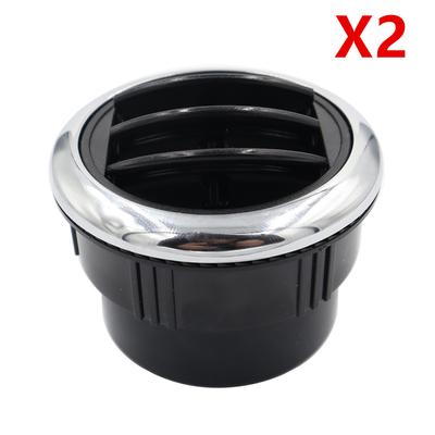 2Pcs 87mm 75mm 70mm Round AC Air Outlet Vent Louvered Knob for RV Bus Boat Yacht