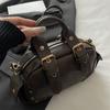 Pu Leather Vintage Underarm Bag Spicy Girl Locomotive Pack Punk Armpit Bag  Girls