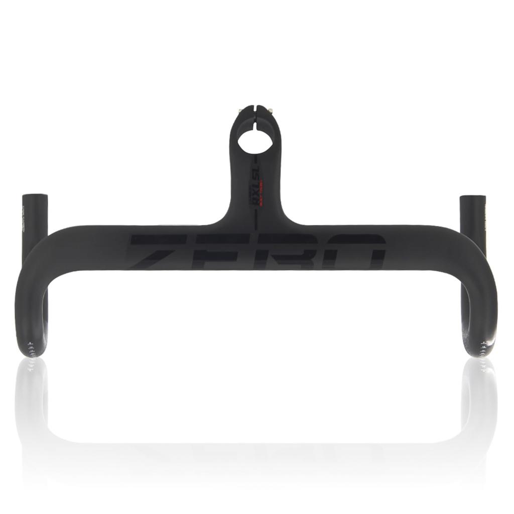 RXL SL Integrated Stem Handlebars, 28.6/31.8mm, Road Bike Handlebars, 420x100mm, Carbon Fiber Handlebars, Lightweight, UD Matte Finish