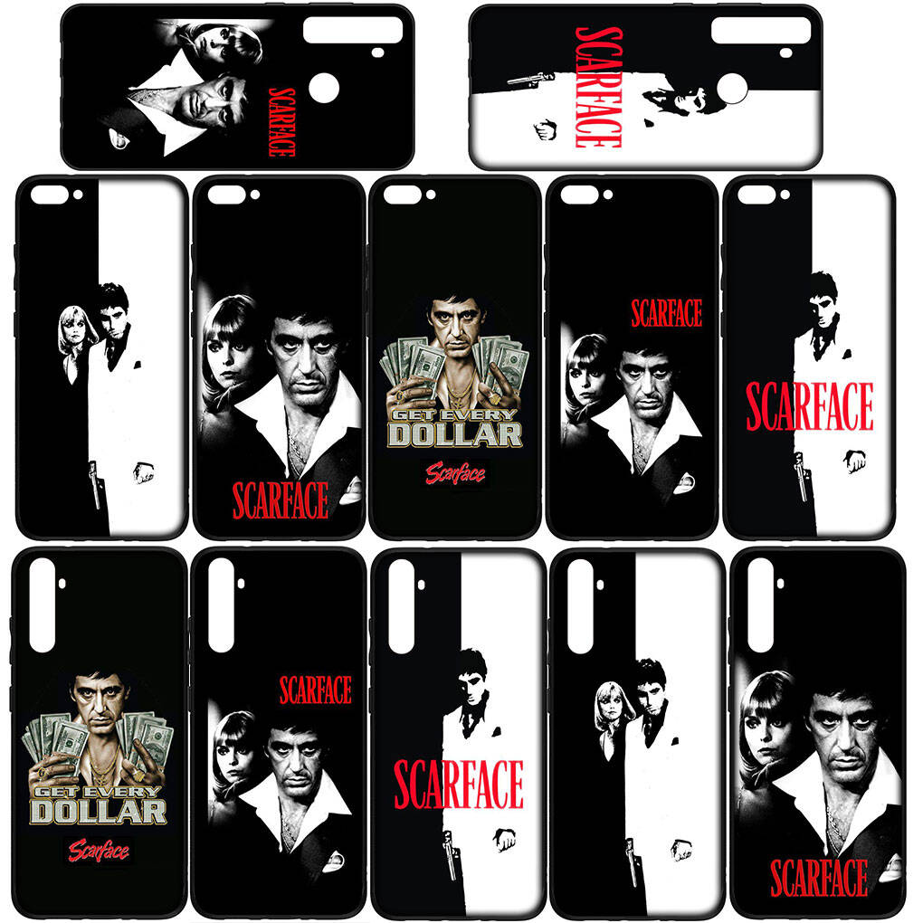for Samsung Galaxy S25 S24 iPhone 17 16 15 Xiaomi Redmi Note 14 13 12 11 Plus Pro Max XR Phone Case Scarface Al Pacino Tony Montana OPPO Huawei Cover