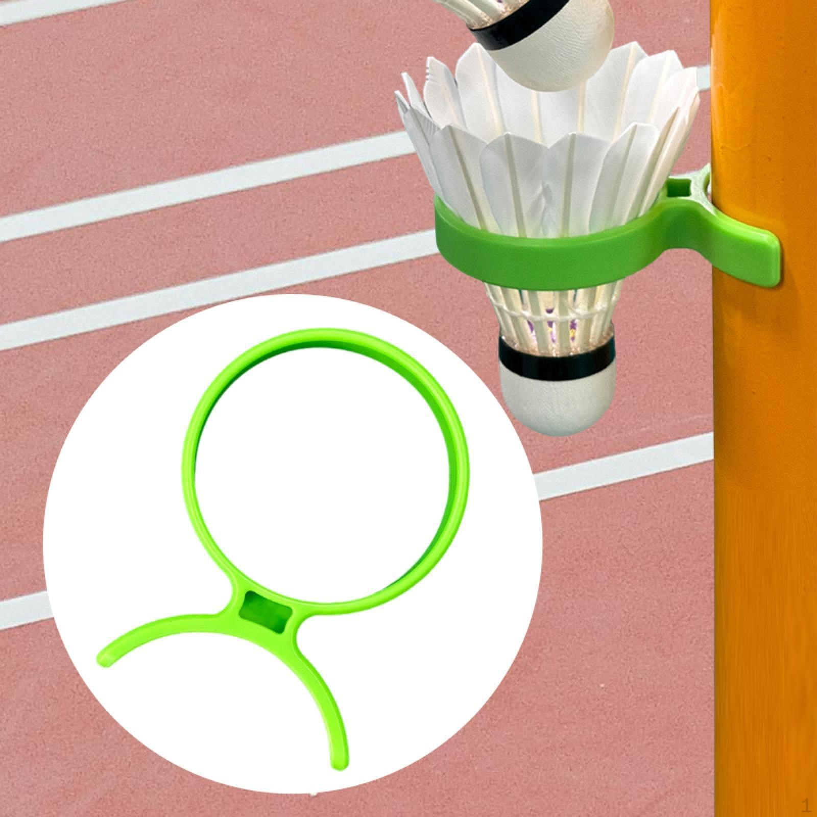 

Держатель для мячей для бадминтона, стойка для воланов, хранение воланов для тренировок, зелёный