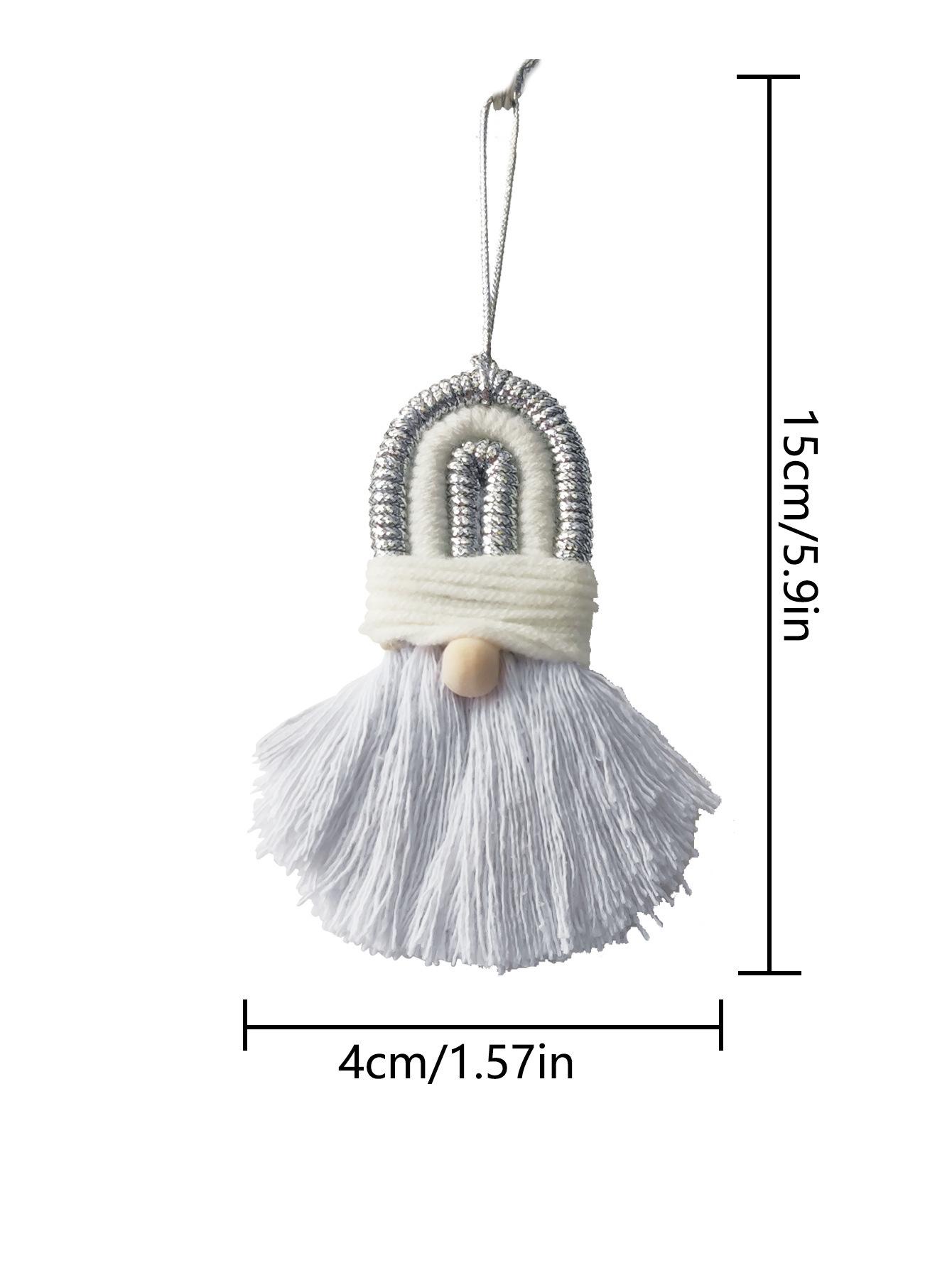 Nordic Christmas Tree Woven Macrame Tapestry Boho Tassel Wall Hanging Living Room Bedroom Home Hotel Garden Handmade DIY Decors