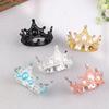 Vintage Multi-color Metal Crown Cake Decoration Elegant Wedding Princess Birthday Dessert Decoration Flags