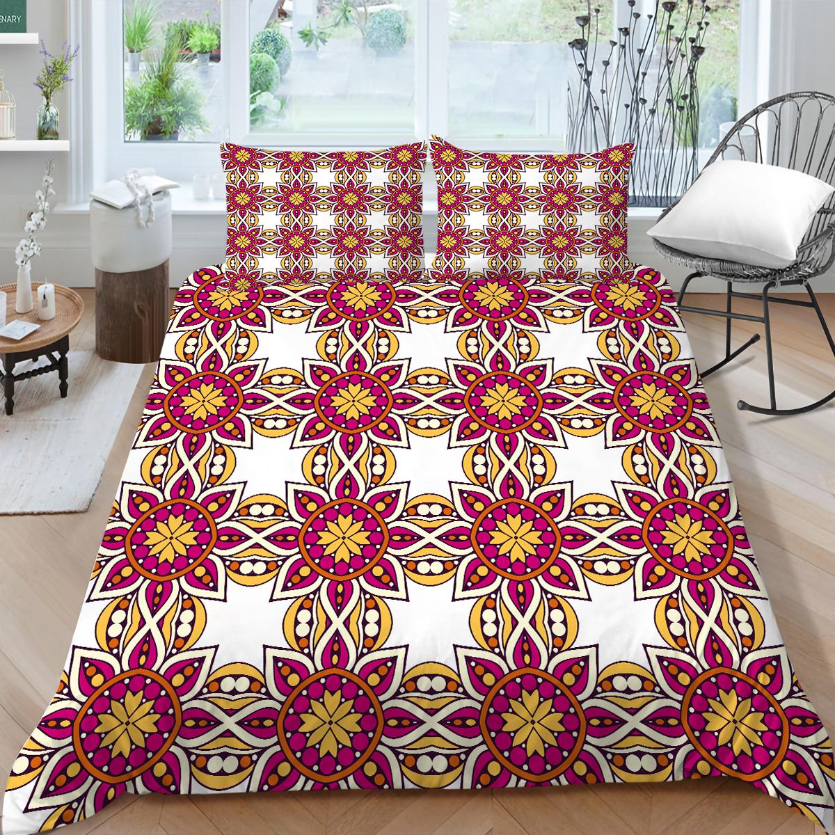 

3D богемное постельное белье дурман пододеяльник наволочка простыня/двуспальная кровать полный размер 2/3 постельные принадлежности украшение дома Baby 100x135cm